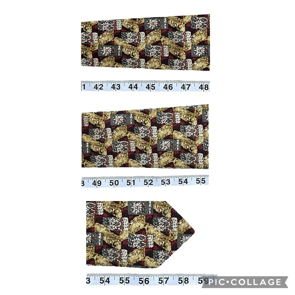 Ermenegildo Zegna Silk Daisy Geometric Luxury Professional Old Money Tie